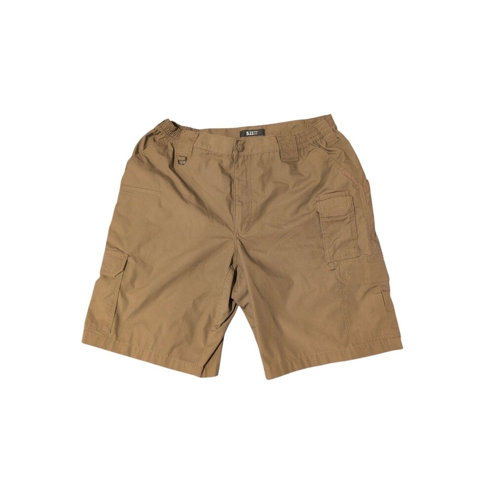 5.11 Tactical Men's Taclite Pro Cargo Shorts Brown Ripstop Size 38 Stretch